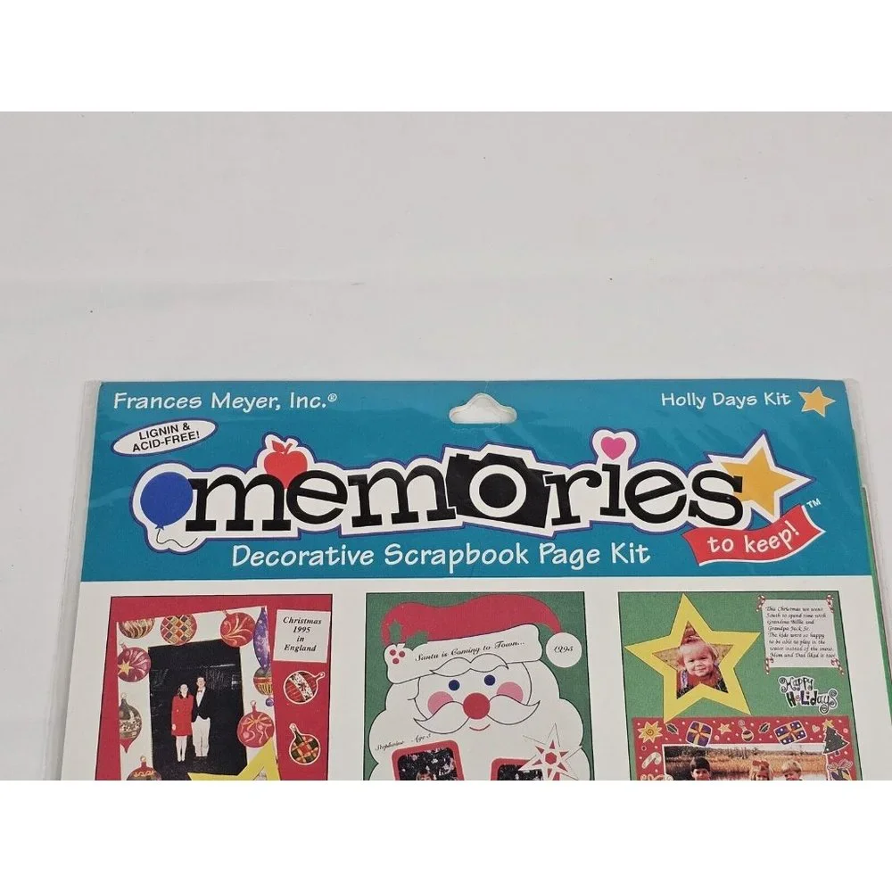 NEW Frances Meyer Memories Holly Days Scrapbook‎ Page Kit 5020-001 SEALED